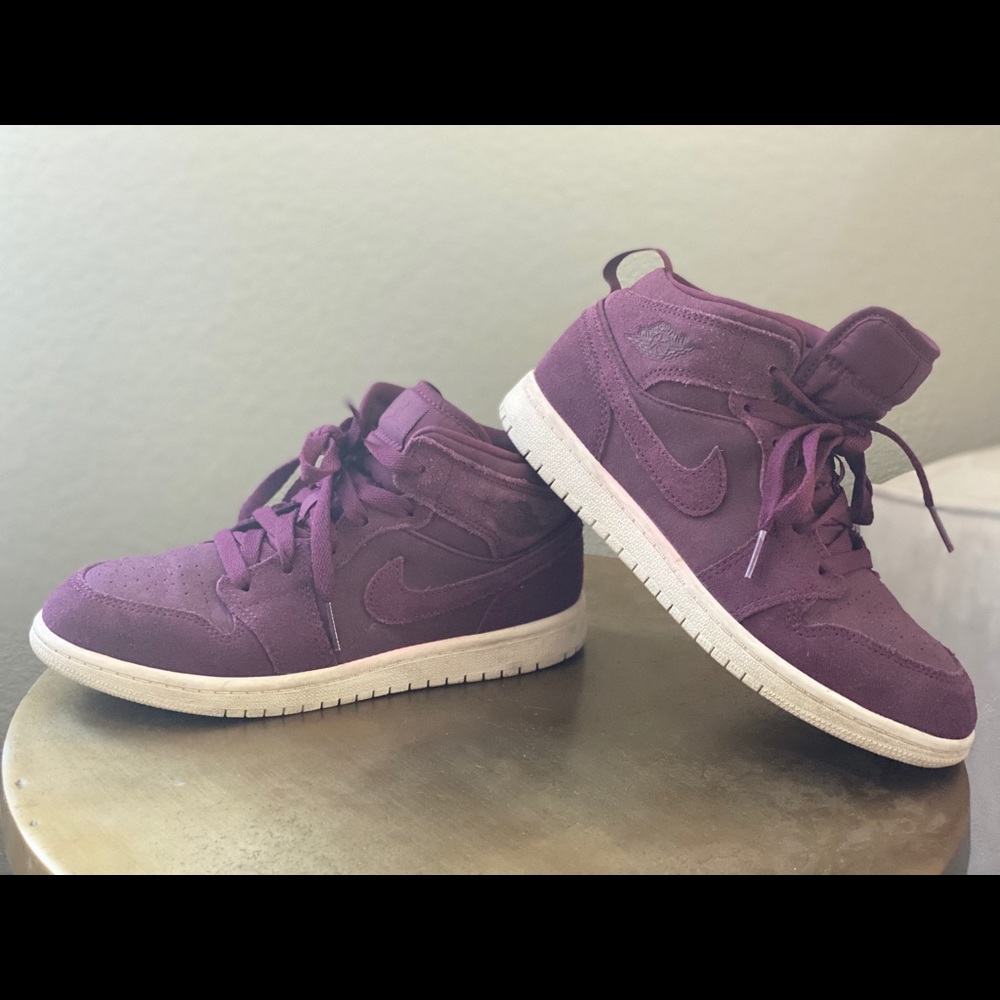 Jordan 1 Mid Bordeaux 3 Youth  - 640734-625 -